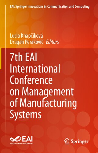 7th EAI International Conference on Management of Manufacturing Systems