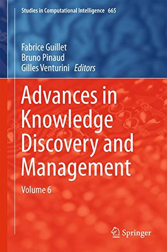 Advances in Knowledge Discovery and Management Volume 6