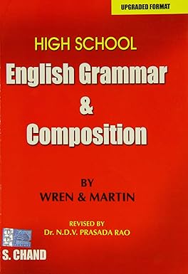 Wren and Martin High School English Grammar and Composition